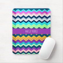 Zig-zagging pastel Rainbow Pattern