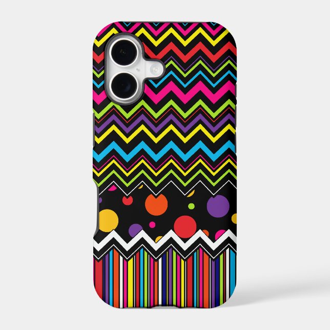 Zig-Zags Case-Mate iPhone Case (Back)