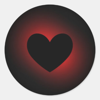 Ziggi's Heart Sticker - Round