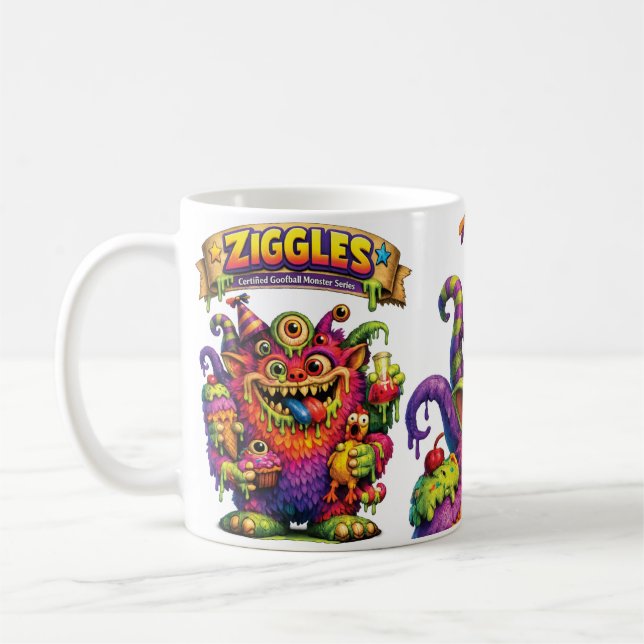 Ziggles from the Mischief Monsters Series Coffee Mug (Left)