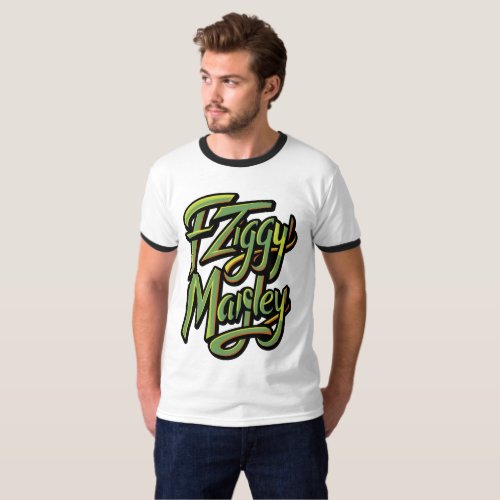 Ziggy Marley Official Green T_Shirt
