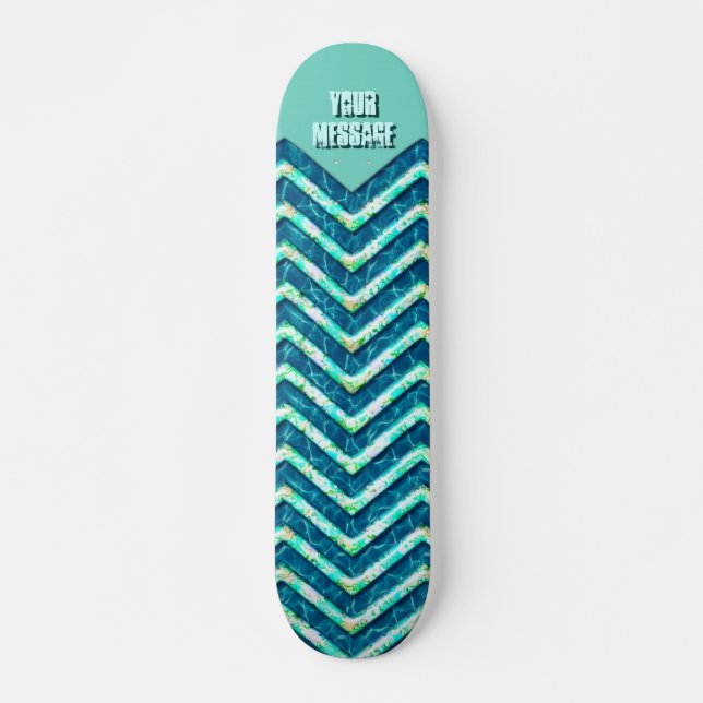 ZigZag 2 Skateboard Deck (Front)