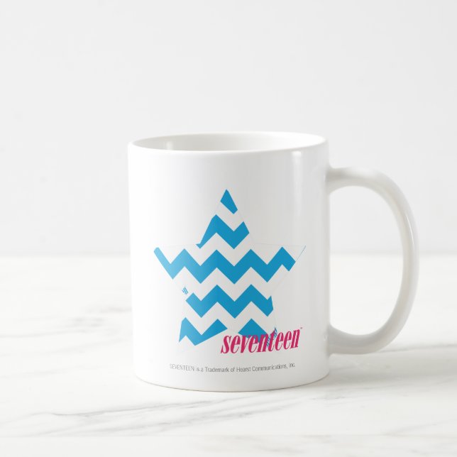ZigZag Aqua 2 Coffee Mug (Right)