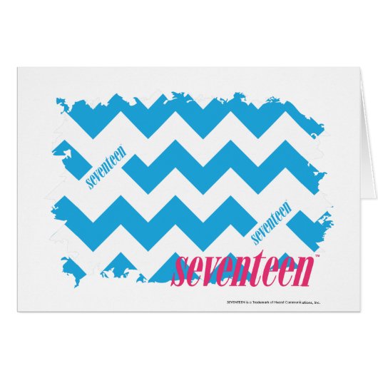 ZigZag Aqua 3 Cards (Front Horizontal)