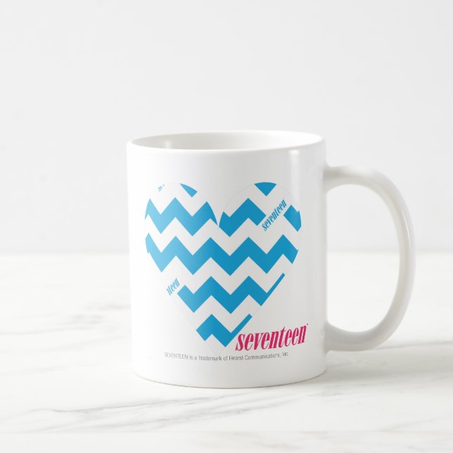 ZigZag Aqua 4 Coffee Mug (Right)