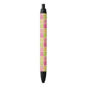 Zigzag, Chevron, Polka Dots, Gingham, Patchwork Pen
