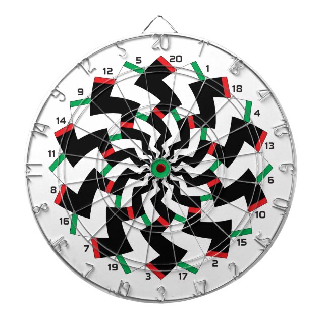 Zigzag Dartboard  (Front)