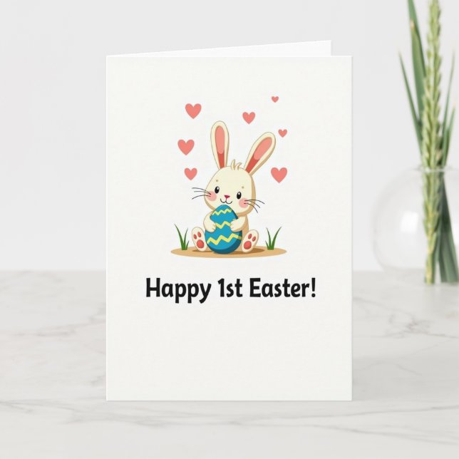 Zigzag Easter Joy Card (Front)