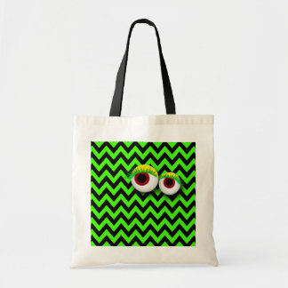 ZIGZAG eYe MONSTER : GReeN Tote Bag