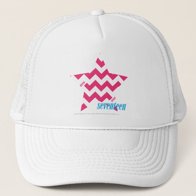 ZigZag Magenta 2 Trucker Hat (Front)