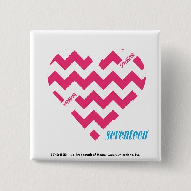 ZigZag Magenta 3 Button (Front)