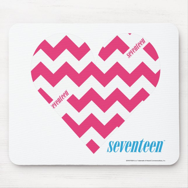 ZigZag Magenta 3 Mouse Pad (Front)