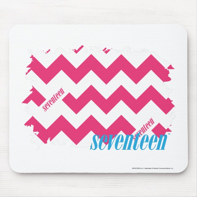 ZigZag Magenta 4 Mouse Pad (Front)