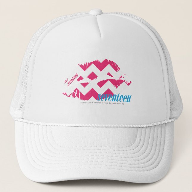 ZigZag Magenta Trucker Hat (Front)