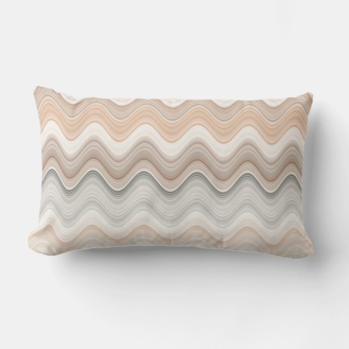 Zigzag Multicolor Pattern  Lumbar Pillow