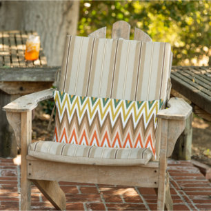 Zigzag Multicolor Pattern  Lumbar Pillow