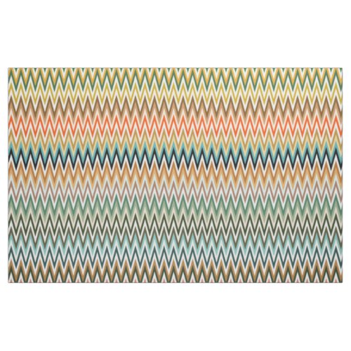 Zigzag Multicolored Pattern Fabric