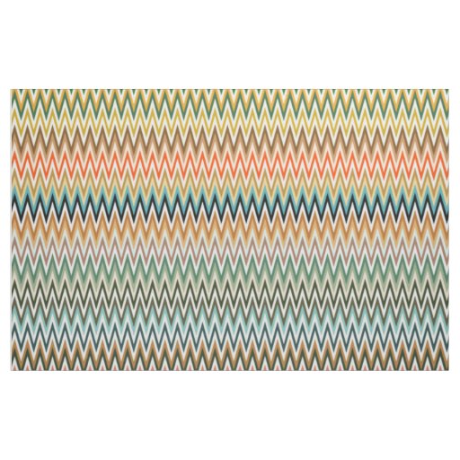 Zigzag Multicolored Pattern Fabric