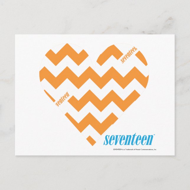 ZigZag Orange 2 Postcard (Front)