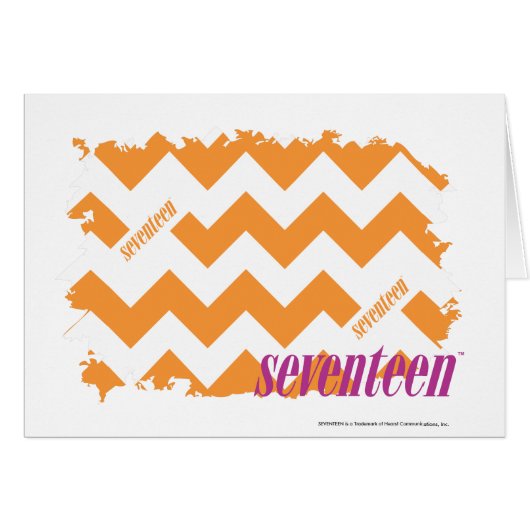 ZigZag Orange 4 Cards (Front Horizontal)