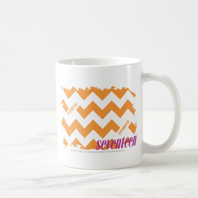ZigZag Orange 4 Coffee Mug (Right)