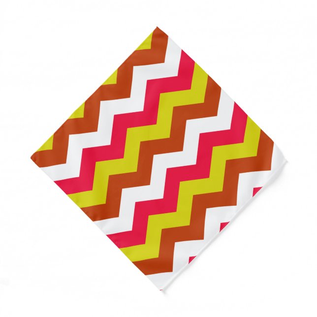 ZIGZAG PATTERN. BANDANA (Front)