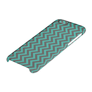 ZIGZAG pattern - black + your background & ideas Clear iPhone 6/6S Case
