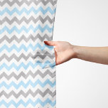 Zigzag Pattern, Chevron Pattern, Blue, Gray Scarf<br><div class="desc">Elegant,  stylish and sophisticated zigzag (chevron) pattern in blue,  gray and white color. Modern and trendy gift,  perfect for the zigzag lover in your life.</div>