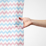 Zigzag Pattern, Chevron Pattern, Blue, Pink Scarf<br><div class="desc">Elegant,  stylish and sophisticated zigzag (chevron) pattern in blue,  pink and white color. Modern and trendy gift,  perfect for the zigzag lover in your life.</div>