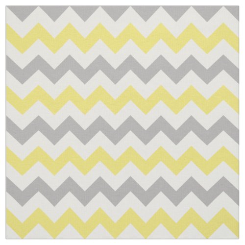 Zigzag Pattern Chevron Pattern Yellow Gray Fabric