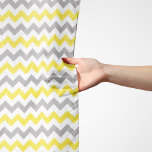 Zigzag Pattern, Chevron Pattern, Yellow, Gray Scarf<br><div class="desc">Elegant,  stylish and sophisticated zigzag (chevron) pattern in yellow,  gray and white color. Modern and trendy gift,  perfect for the zigzag lover in your life.</div>