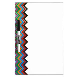 ZIGZAG pattern - colored + your ideas Dry Erase Board
