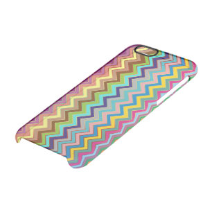 ZIGZAG pattern - colored + your ideas Clear iPhone 6/6S Case