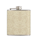 Zigzag pattern flask