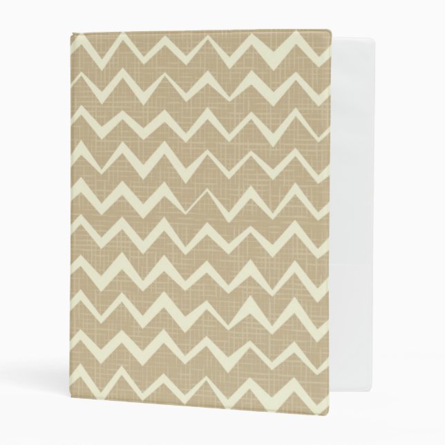 Zigzag pattern mini binder (Front/Inside)