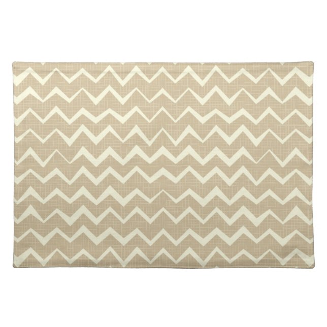 Zigzag pattern placemat (Front)