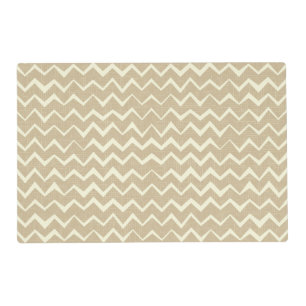 Zigzag pattern placemat