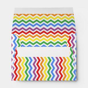 ZigZag Pattern Rainbow Envelope