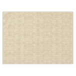 Zigzag pattern tablecloth