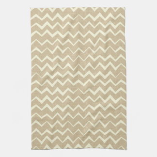 Zigzag pattern towel