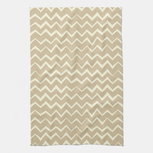 Zigzag pattern towel (Vertical)