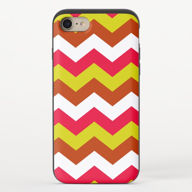 ZIGZAG PATTERN. UNCOMMON iPhone CASE (Back)