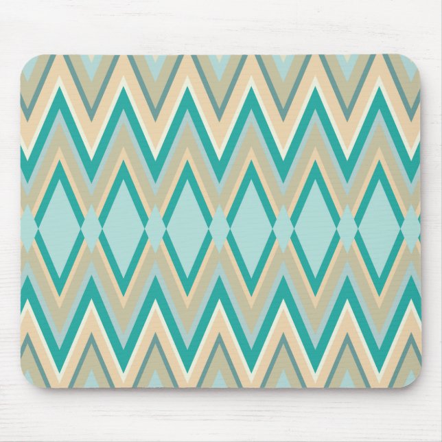 zigzag-phones diagonal mouse pad (Front)