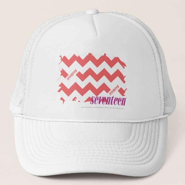 ZigZag Pink 2 Trucker Hat (Front)