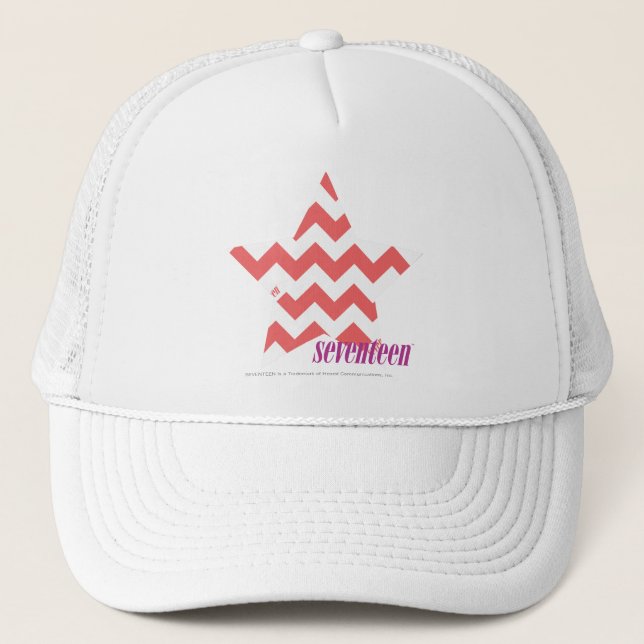 ZigZag Pink 4 Trucker Hat (Front)