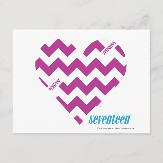 ZigZag Purple 2 Postcard (Front)