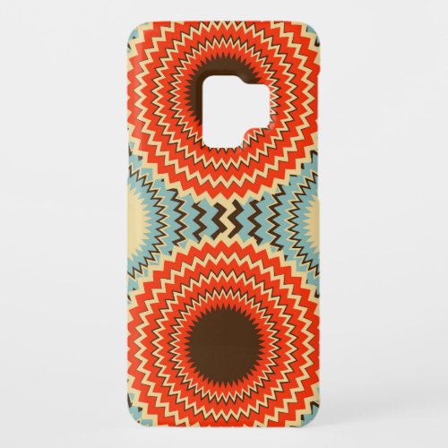 Zigzag Rings Eyes Blue Red Case_Mate Samsung Galaxy S9 Case