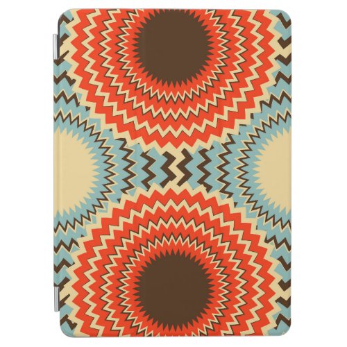 Zigzag Rings Eyes Blue Red iPad Air Cover
