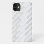 zigzag squares in gray... iPhone 11 case