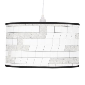 zigzag squares in gray... ceiling lamp